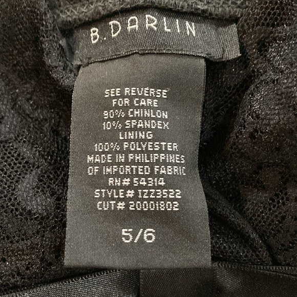 B. Darlin Little Black Lace Dress - Picture 5 of 10